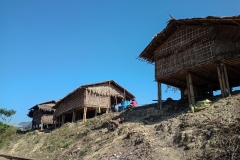 Displaced families in Rakhine
