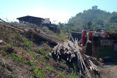 Displaced families in Rakhine