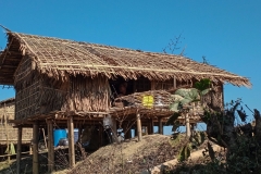Displaced families in Rakhine