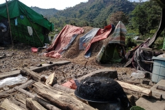 Displaced families in Rakhine