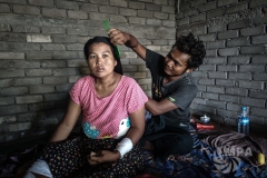 'Living is resistance': The young mother maimed at her own doorstep