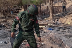 Myanmar Junta Airstrike Kills Over 100 of Its Own Captured Troops in Rakhine State