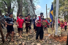 Youth Kayah Traditional Pole Festival in Demoso