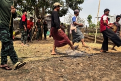 Youth Kayah Traditional Pole Festival in Demoso
