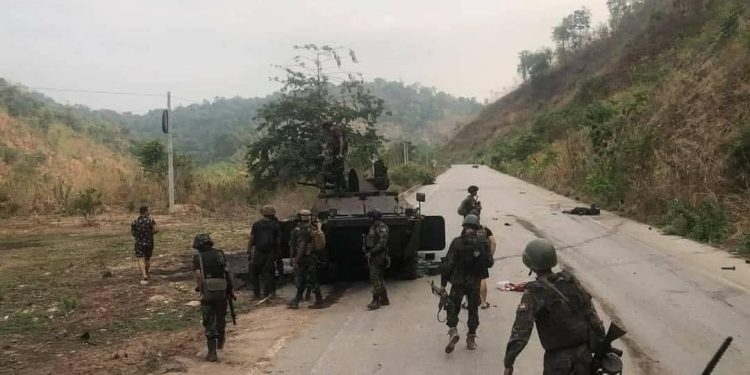 Clashes Erupt as Myanmar Military Pushes to Reopen Strategic Asia Highway