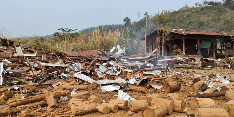 Myanmar Junta Airstrike Kills Mother and Wounds 3-Year-Old Son in Hpakant