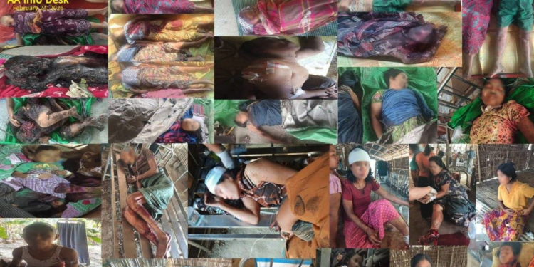 Death Toll Reaches 20 in Myanmar Military Strike on Rakhine Civilian Site