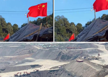 Chinese Mining Sites Fly National Colors to Avert Looming Myanmar Airstrikes