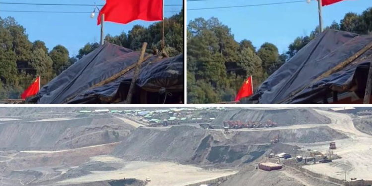 Chinese Mining Sites Fly National Colors to Avert Looming Myanmar Airstrikes