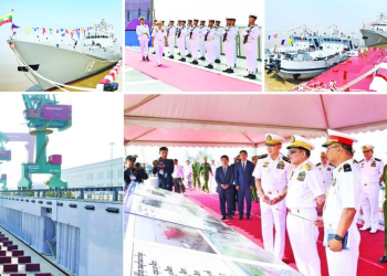 Myanmar Junta Chief Unveils Advanced Naval Projects Amid Widespread Military Setbacks