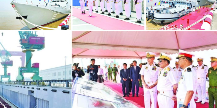 Myanmar Junta Chief Unveils Advanced Naval Projects Amid Widespread Military Setbacks