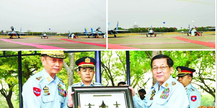Myanmar Junta Chief Vows to Escalate Air Campaign Using New Russian and Chinese Jets