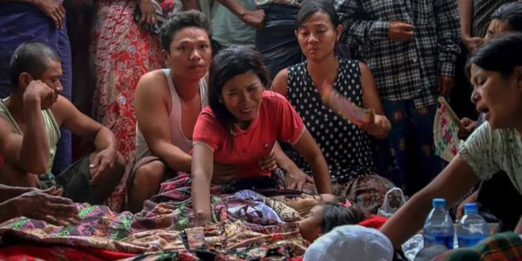 More than 2,100 Women Killed by Myanmar Military Since 2021 Coup, Rights Group Says