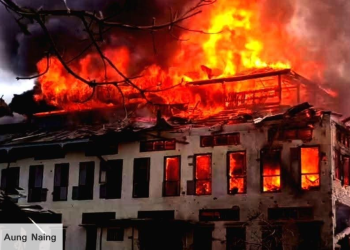 Eight Myanmar Military Jets Bomb Village Monastery and Schools in Kani