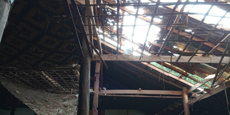 Myanmar Military Drone Strike Damages Buddhist Monastery in Salin