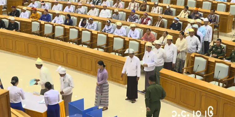 Myanmar Junta Chief Min Aung Hlaing Installs Himself as President in Sham Vote