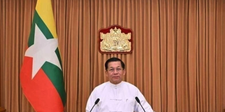 Myanmar’s Powerful Wa Army Congratulates Min Aung Hlaing on Sham Presidency