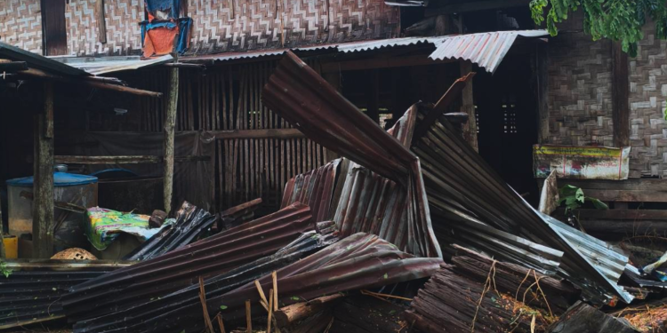 Severe Hailstorm and Gale Winds Destroy Hundreds of Homes in Myanmar’s Bago Region