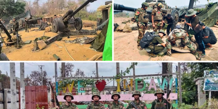 Junta Forces Advance on Indaw as Airstrikes Target Resistance-Held Territory