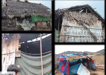Hundreds of Displaced Families Homeless After Storm Rips Through Rakhine Shelter Camps