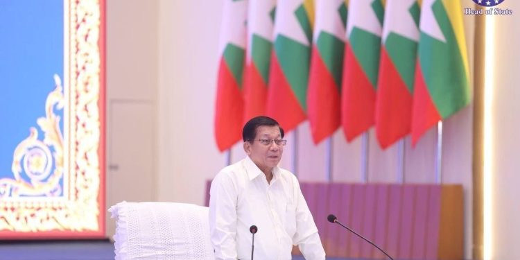 Defiant Junta Chief Promotes ‘Cooperatives’ and Schooling as Myanmar’s Economy Hits Rock Bottom